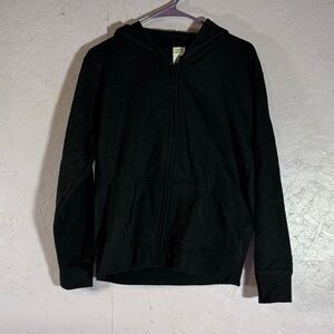 Hanes Men's Black Zip-Up Sweater